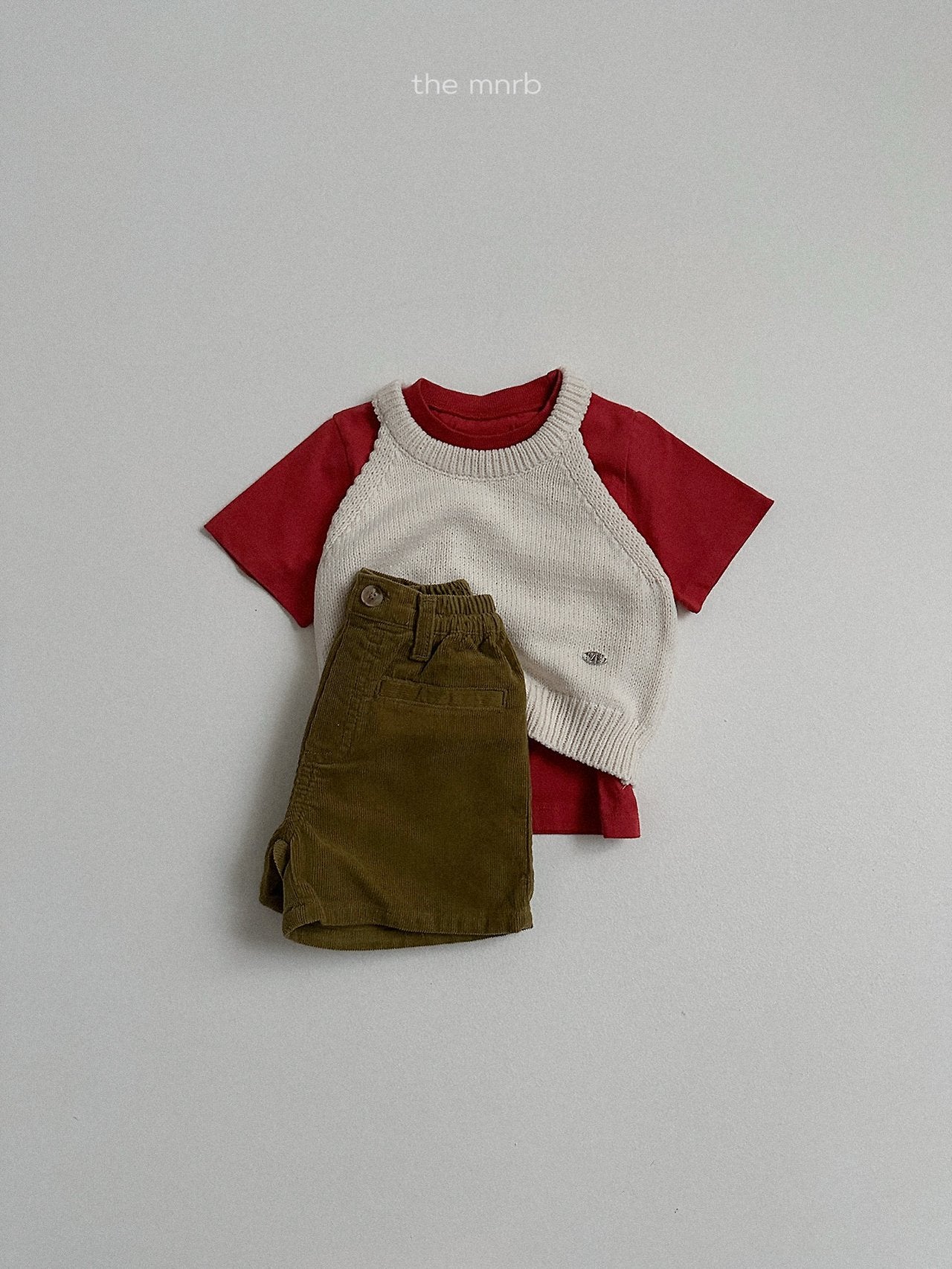 ［minirobe］Urban Logo Short Sleve Tee