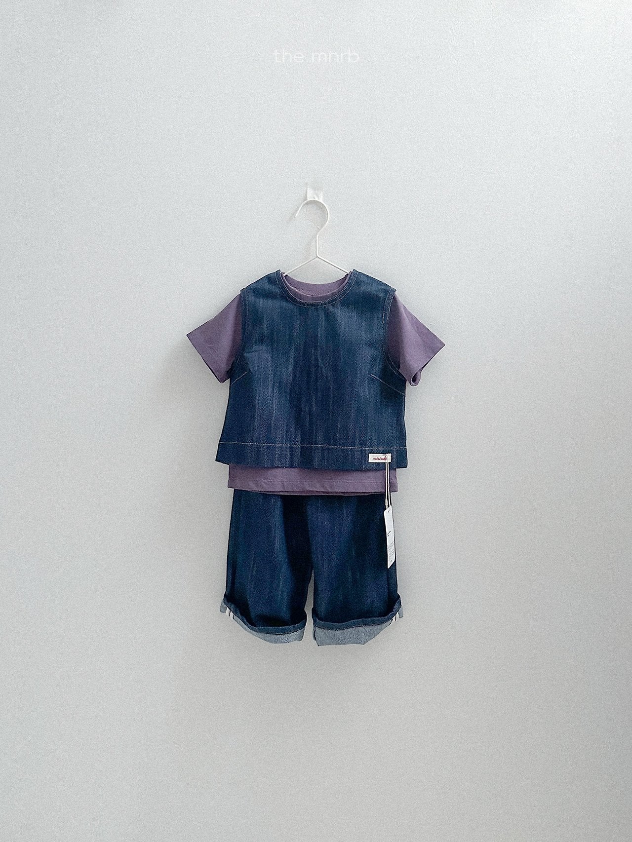 ［minirobe］Urban Logo Short Sleve Tee