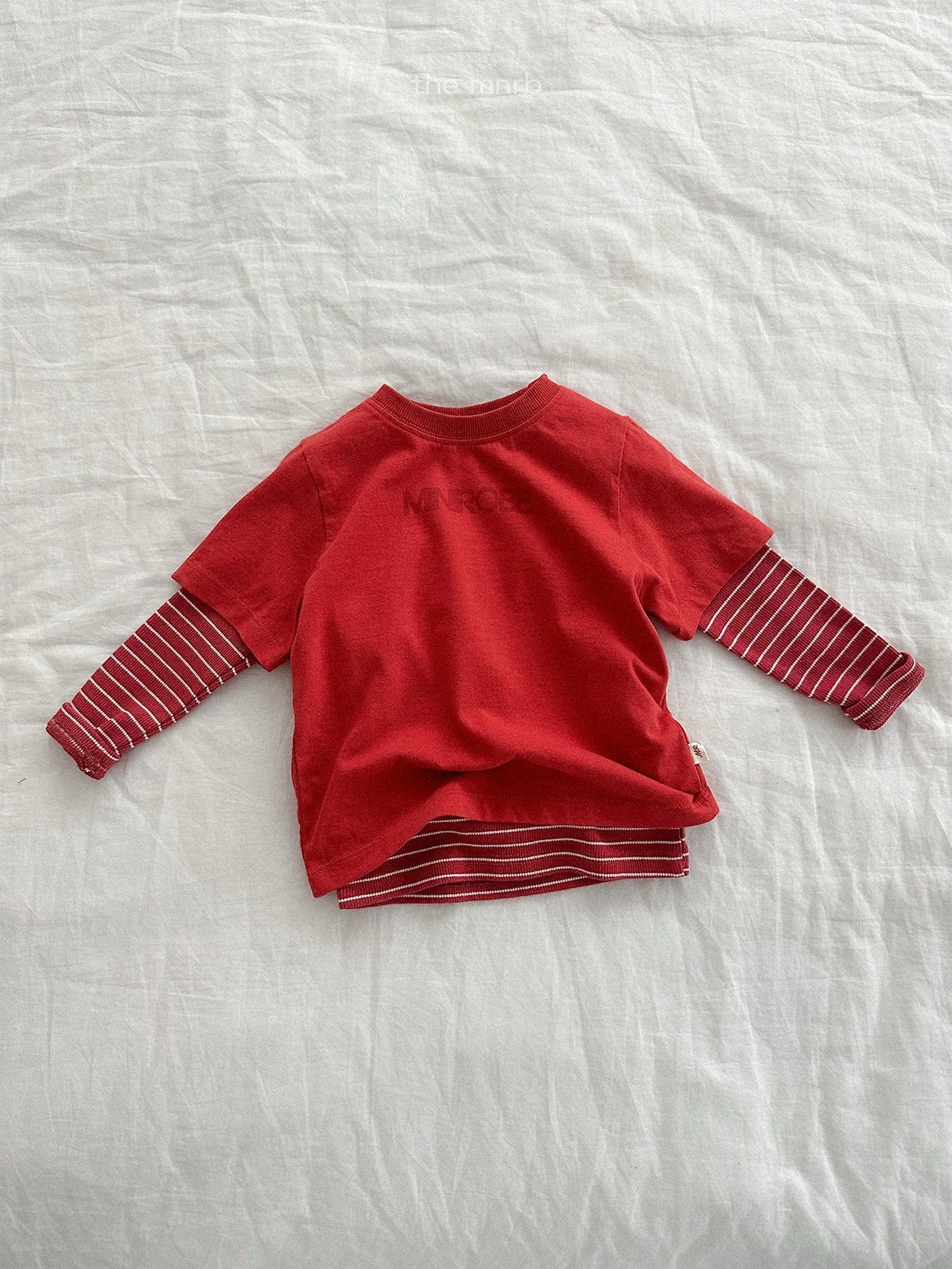 ［minirobe］Urban Logo Short Sleve Tee