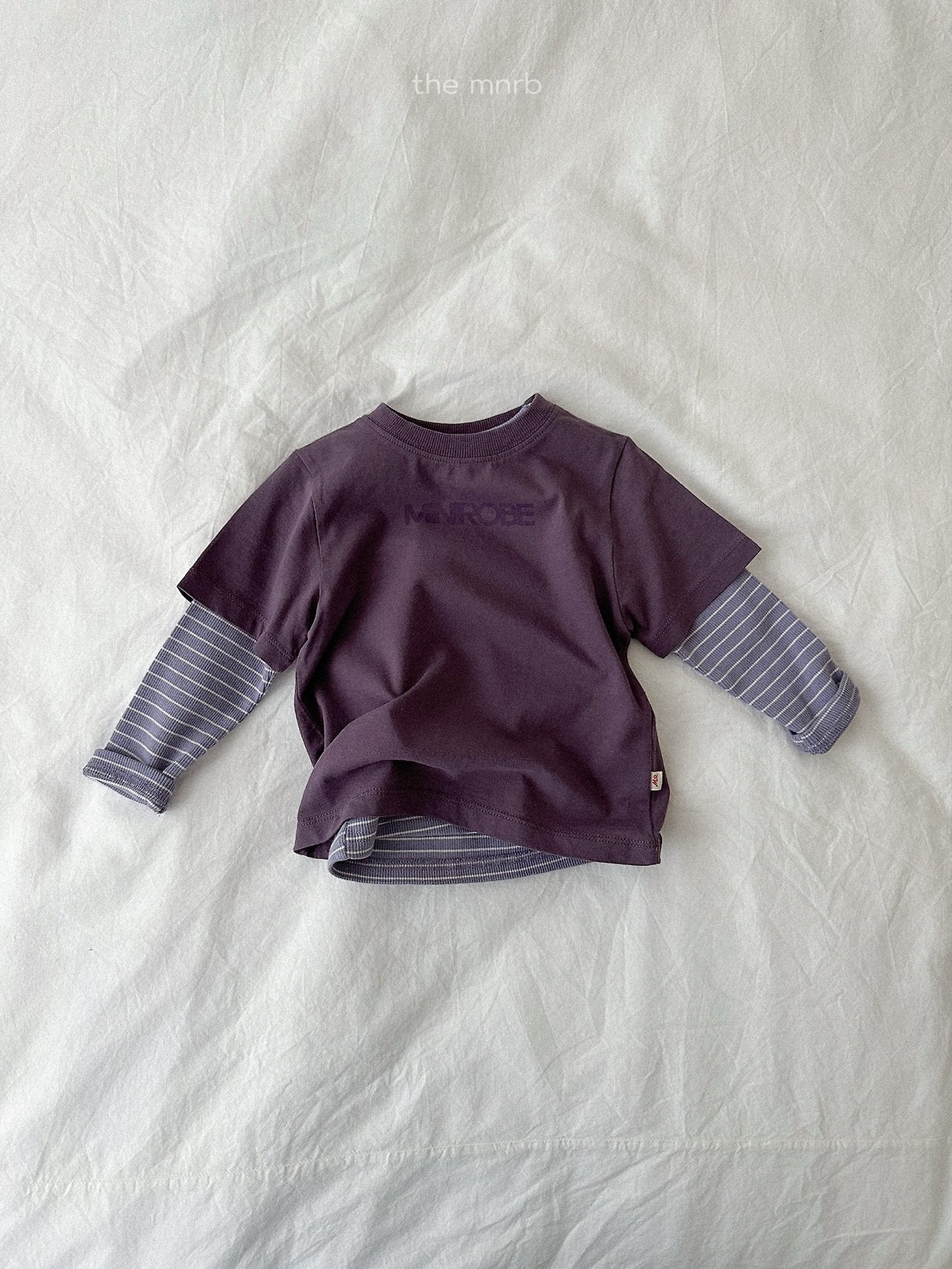 ［minirobe］Urban Logo Short Sleve Tee