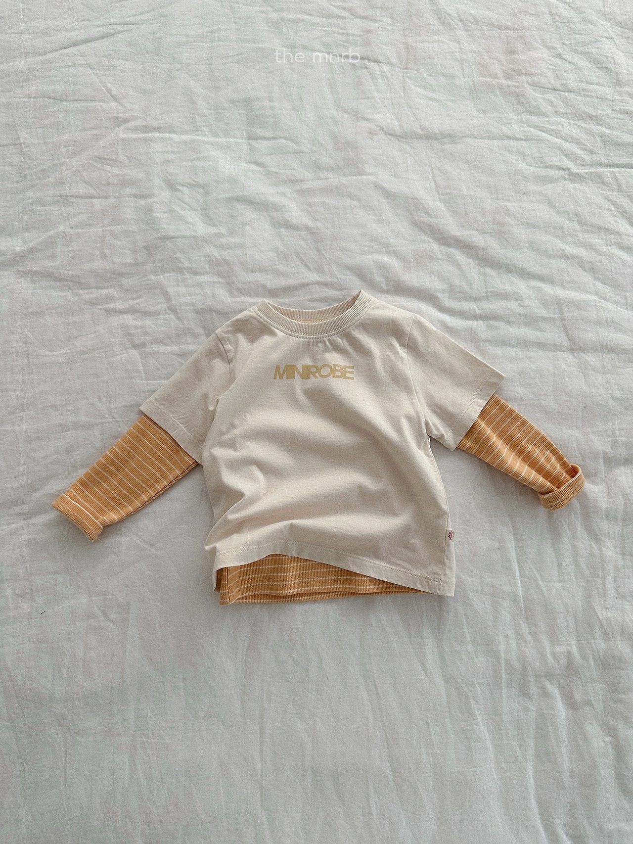 ［minirobe］Urban Logo Short Sleve Tee