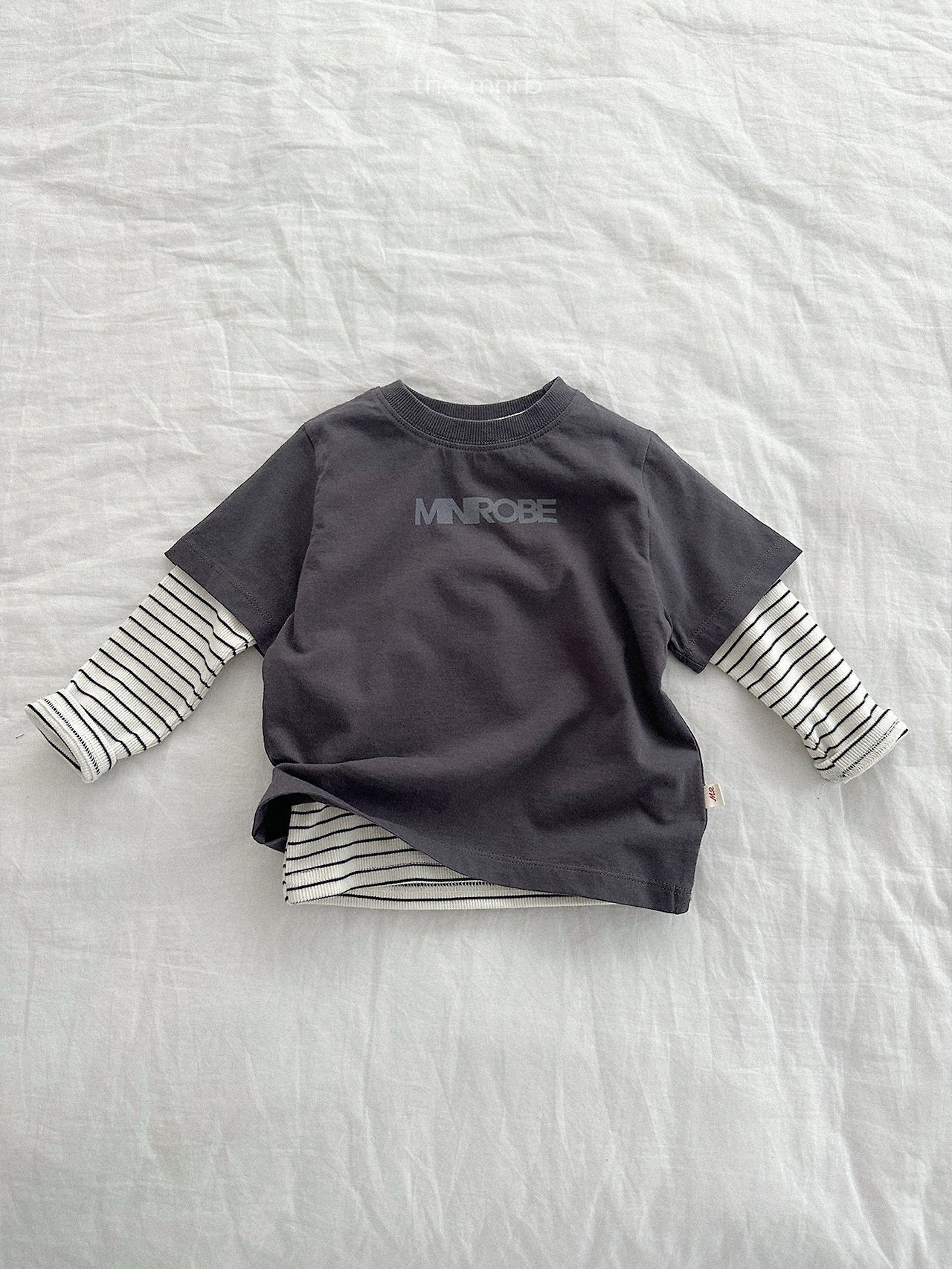 ［minirobe］Urban Logo Short Sleve Tee