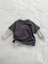 ［minirobe］Urban Logo Short Sleve Tee