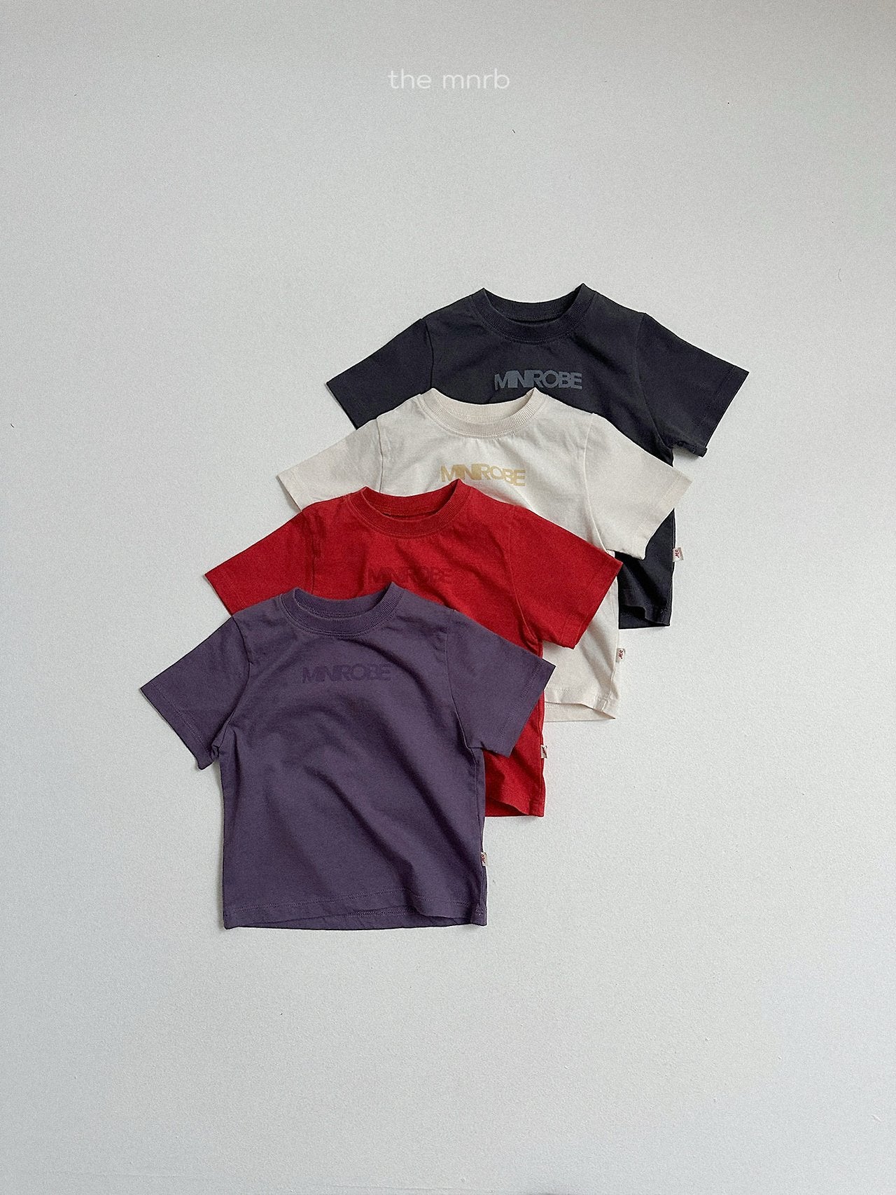 ［minirobe］Urban Logo Short Sleve Tee