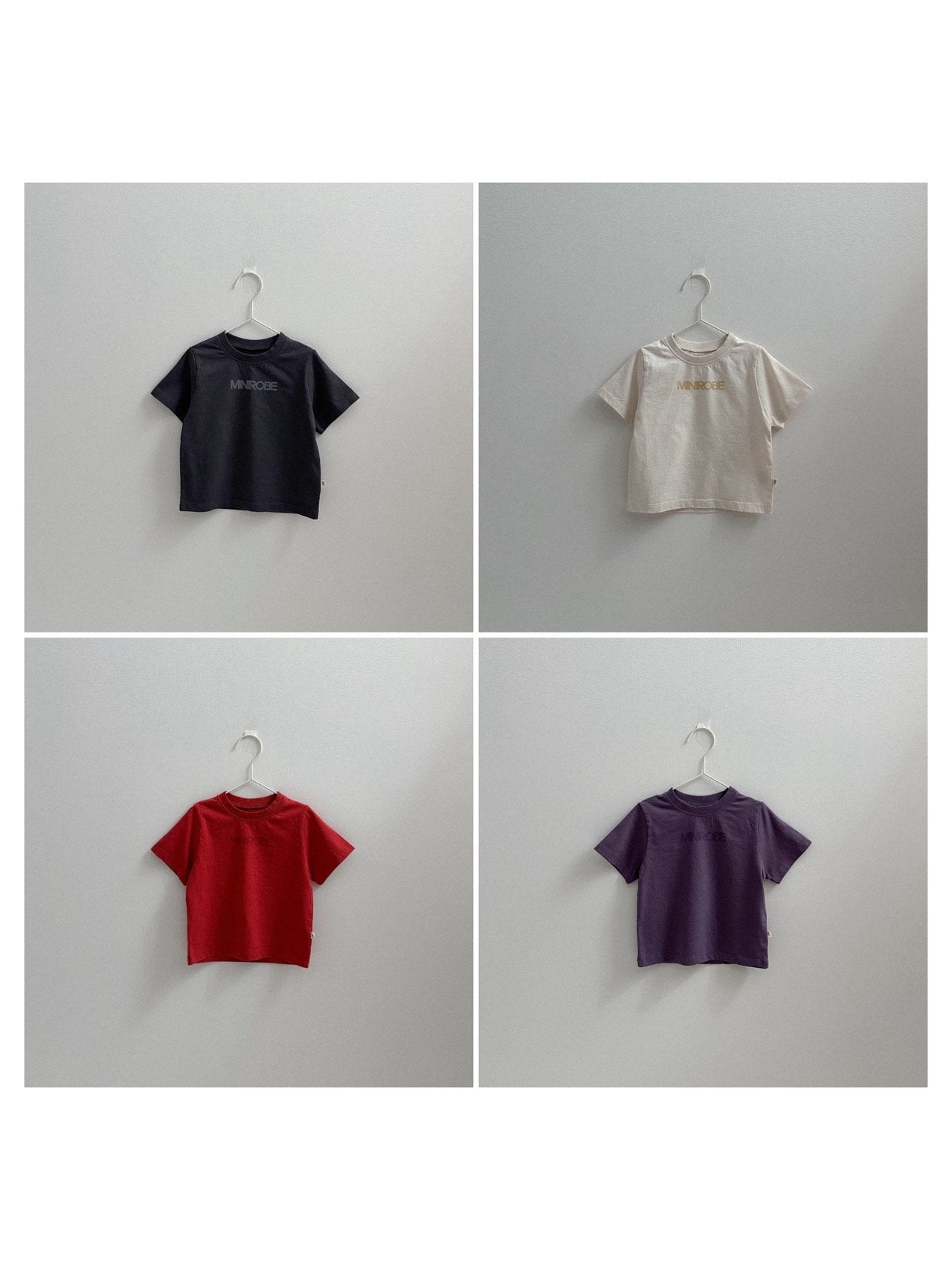 ［minirobe］Urban Logo Short Sleve Tee