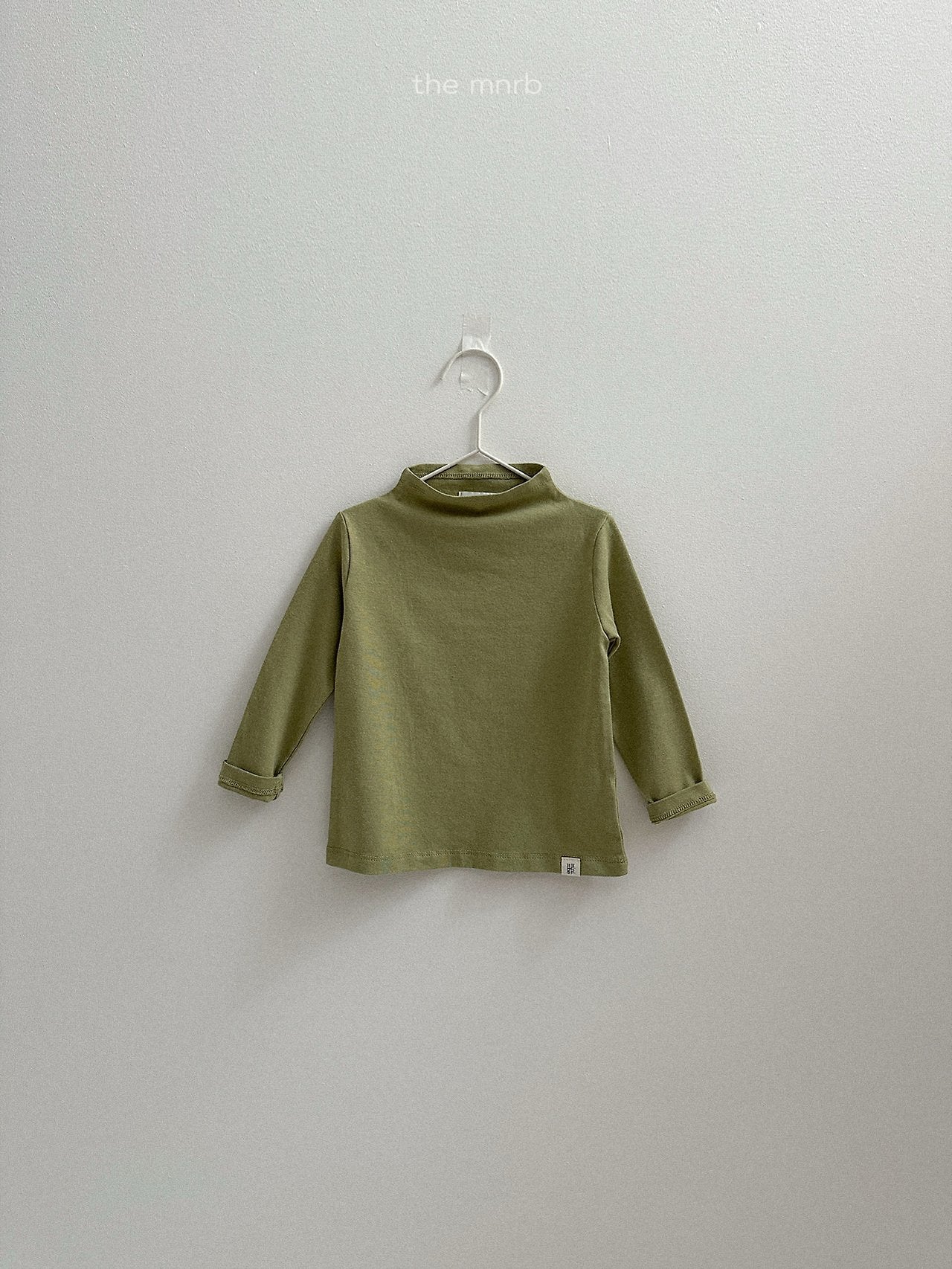 ［minirobe］Blossom Half Turtleneck Tee