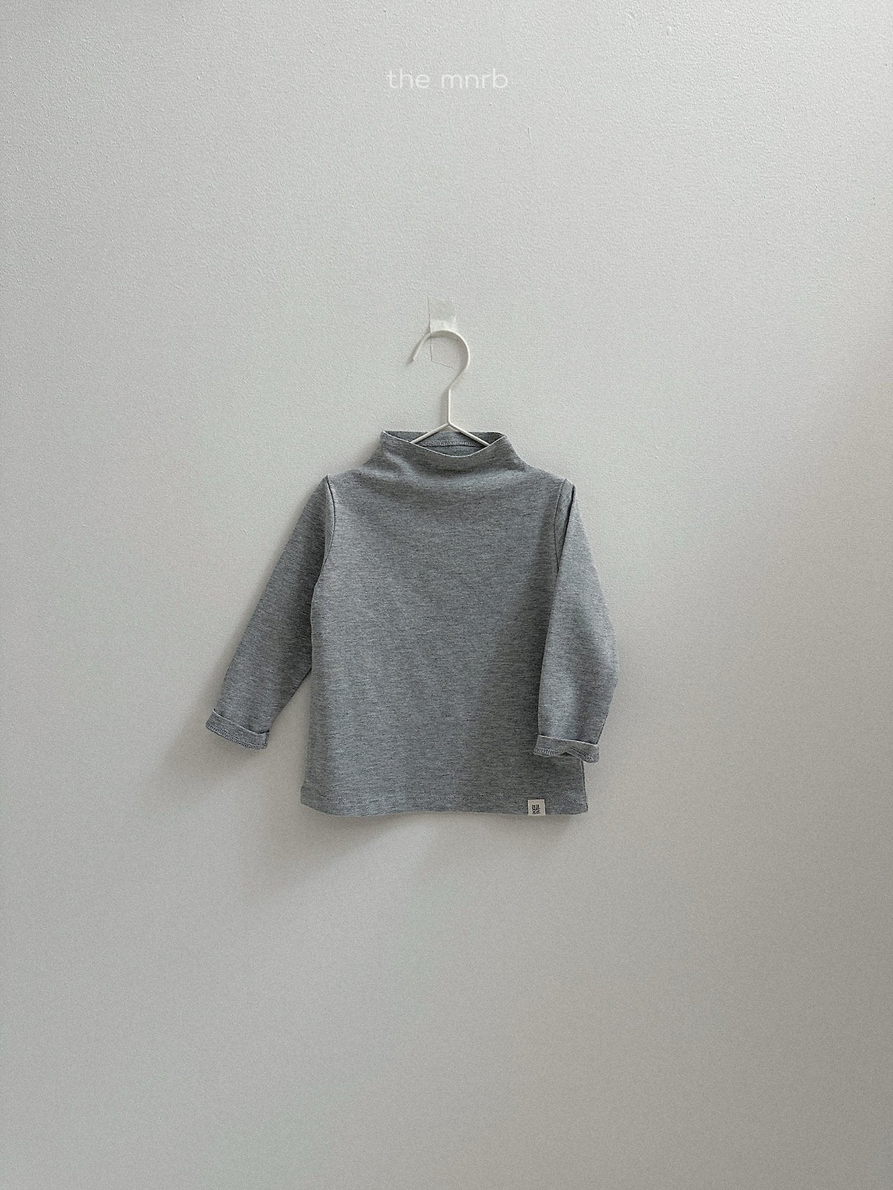 ［minirobe］Blossom Half Turtleneck Tee