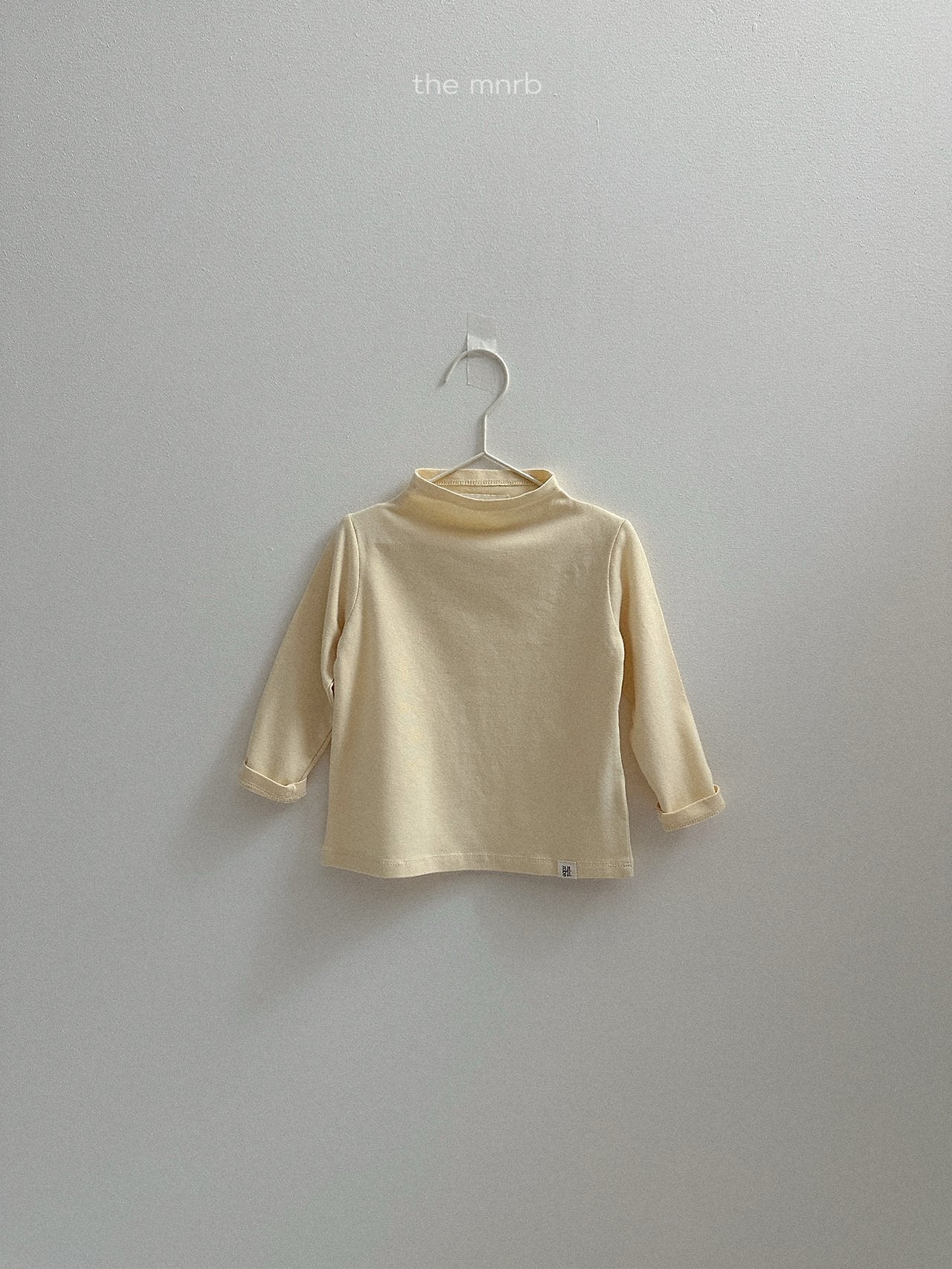 ［minirobe］Blossom Half Turtleneck Tee