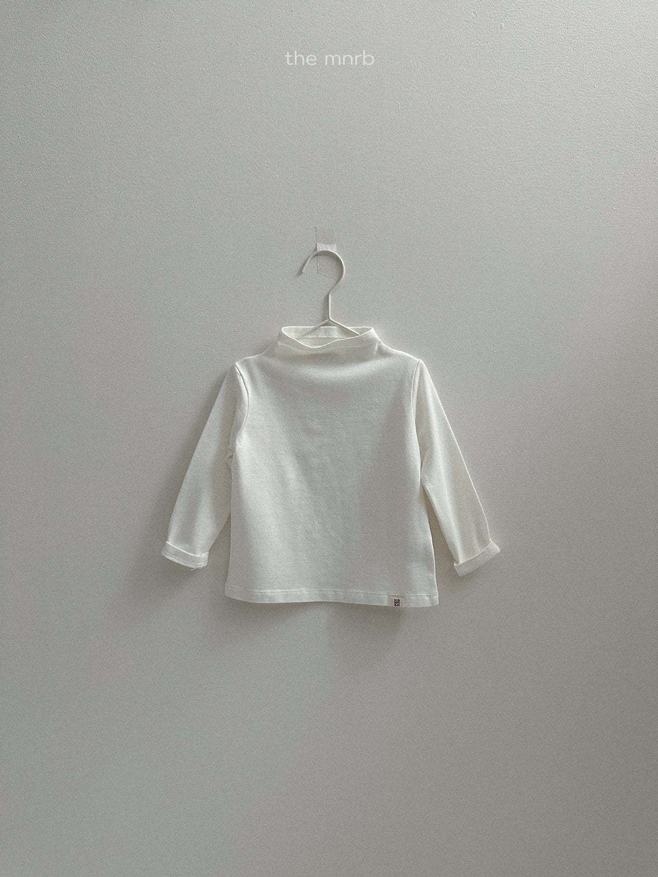 ［minirobe］Blossom Half Turtleneck Tee