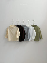 ［minirobe］Blossom Half Turtleneck Tee