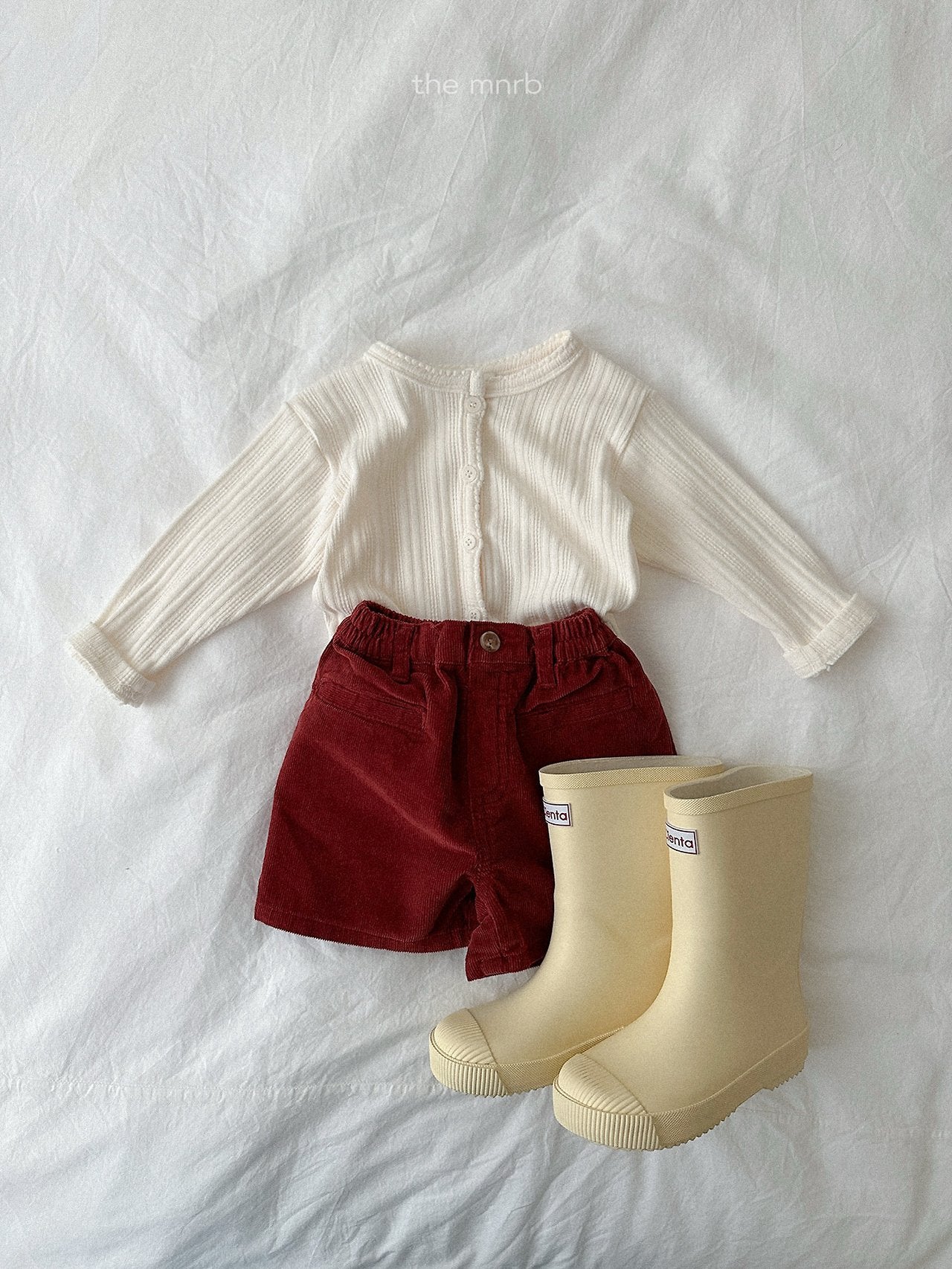 ［minirobe］Corduroy Short Pants