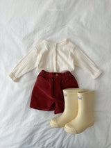 ［minirobe］Corduroy Short Pants