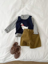 ［minirobe］Corduroy Short Pants