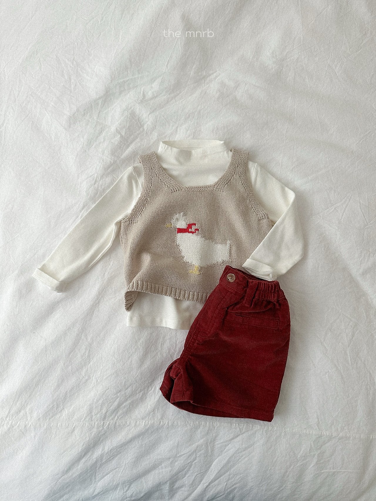 ［minirobe］Corduroy Short Pants