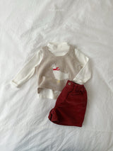 ［minirobe］Corduroy Short Pants