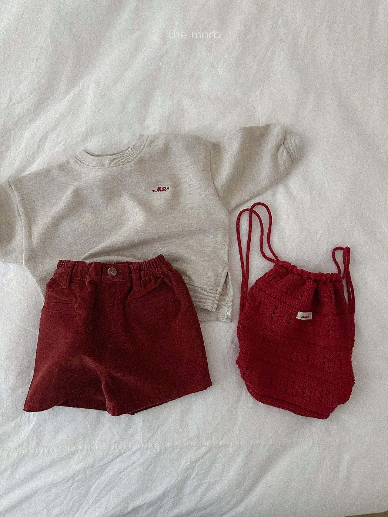 ［minirobe］Corduroy Short Pants