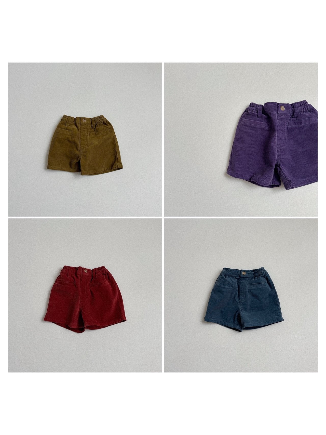 ［minirobe］Corduroy Short Pants