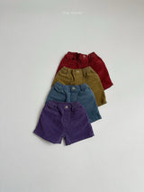 ［minirobe］Corduroy Short Pants