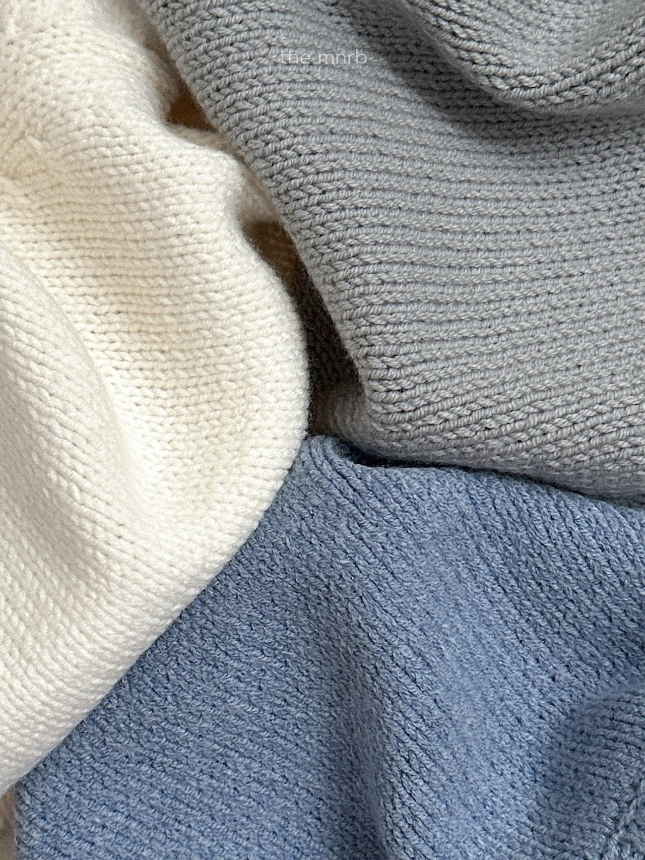 ［minirobe］Emblem 3/4 Sleeve Knit