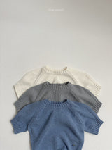 ［minirobe］Emblem 3/4 Sleeve Knit