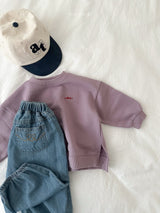 ［minirobe］Stitch Denim Jogger Pants