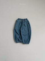 ［minirobe］Stitch Denim Jogger Pants