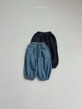 ［minirobe］Stitch Denim Jogger Pants