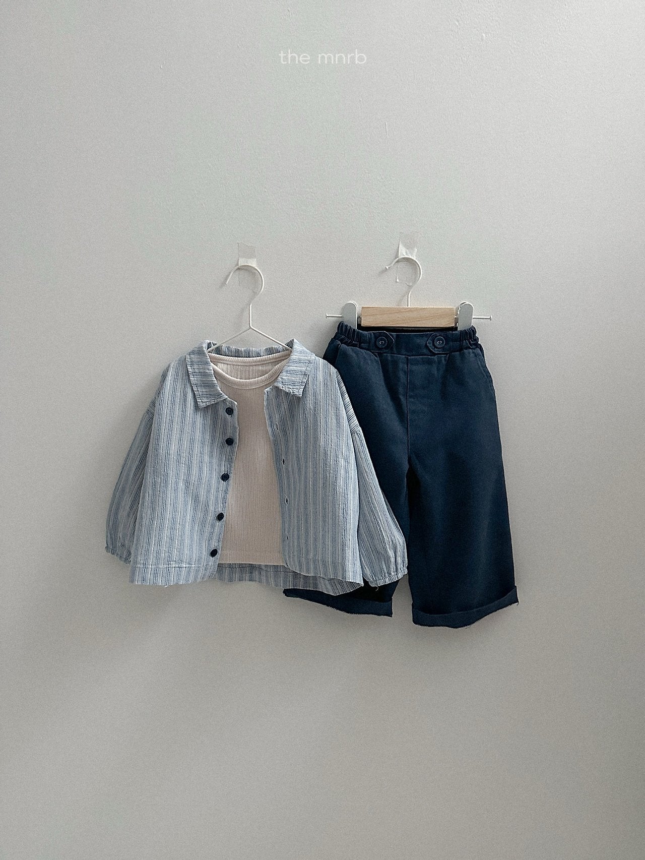 ［minirobe］Garment Twill Pants