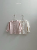 ［minirobe］Eyelet Cardigan