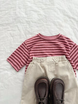 ［minirobe］Cozy Stripe 7/4 Tee