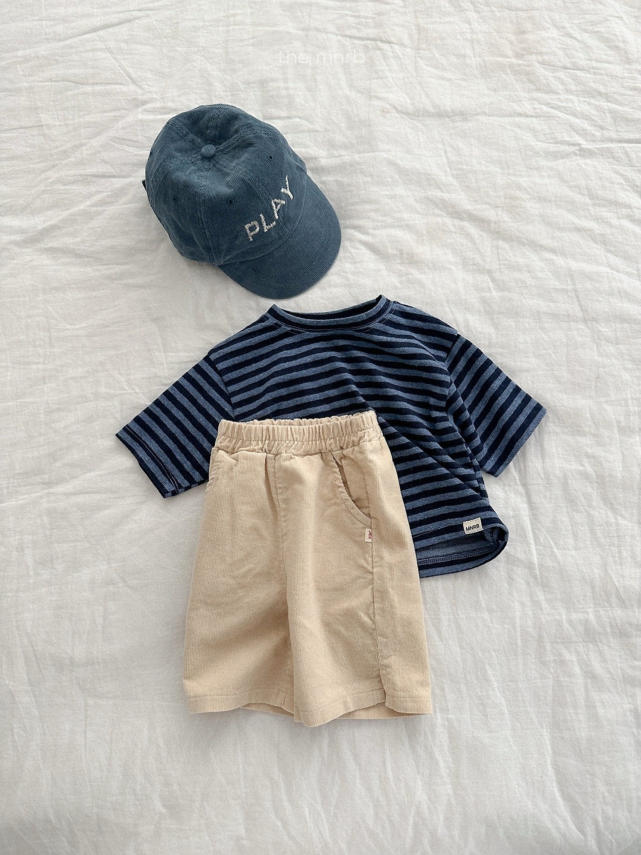 ［minirobe］Cozy Stripe 7/4 Tee