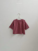［minirobe］Cozy Stripe 7/4 Tee