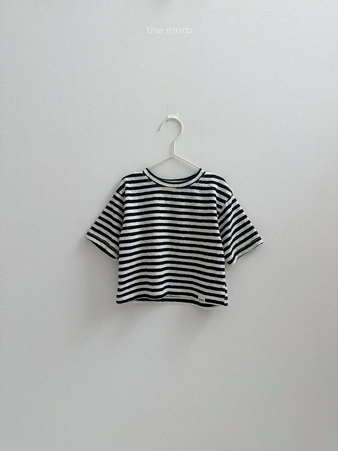 ［minirobe］Cozy Stripe 7/4 Tee