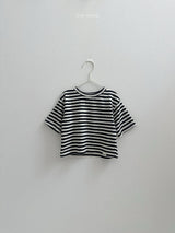 ［minirobe］Cozy Stripe 7/4 Tee