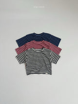 ［minirobe］Cozy Stripe 7/4 Tee
