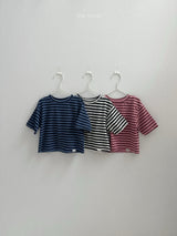 ［minirobe］Cozy Stripe 7/4 Tee