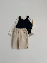 ［minirobe］Corduroy Capri Pants