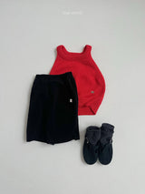 ［minirobe］Corduroy Capri Pants