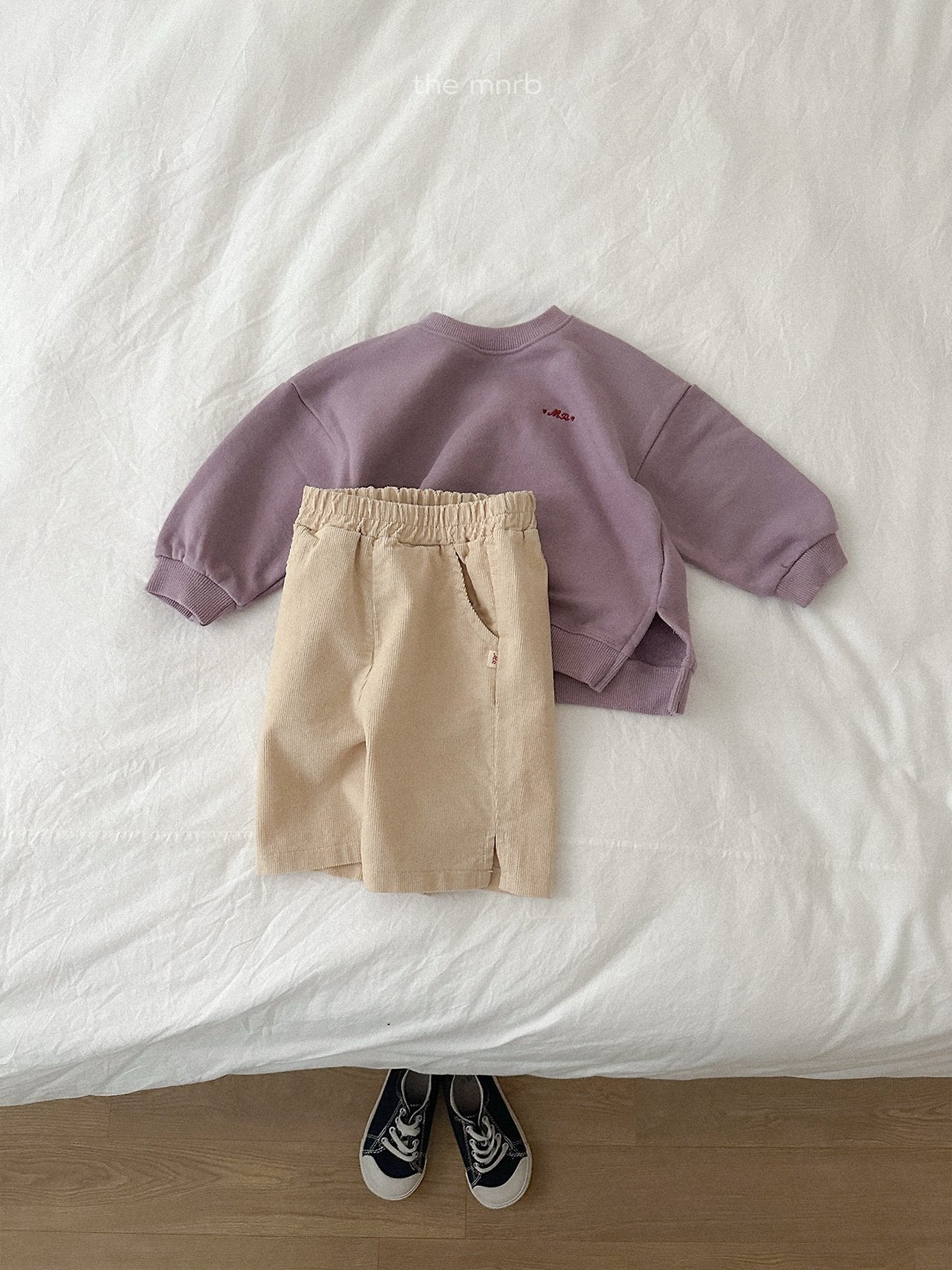 ［minirobe］Corduroy Capri Pants