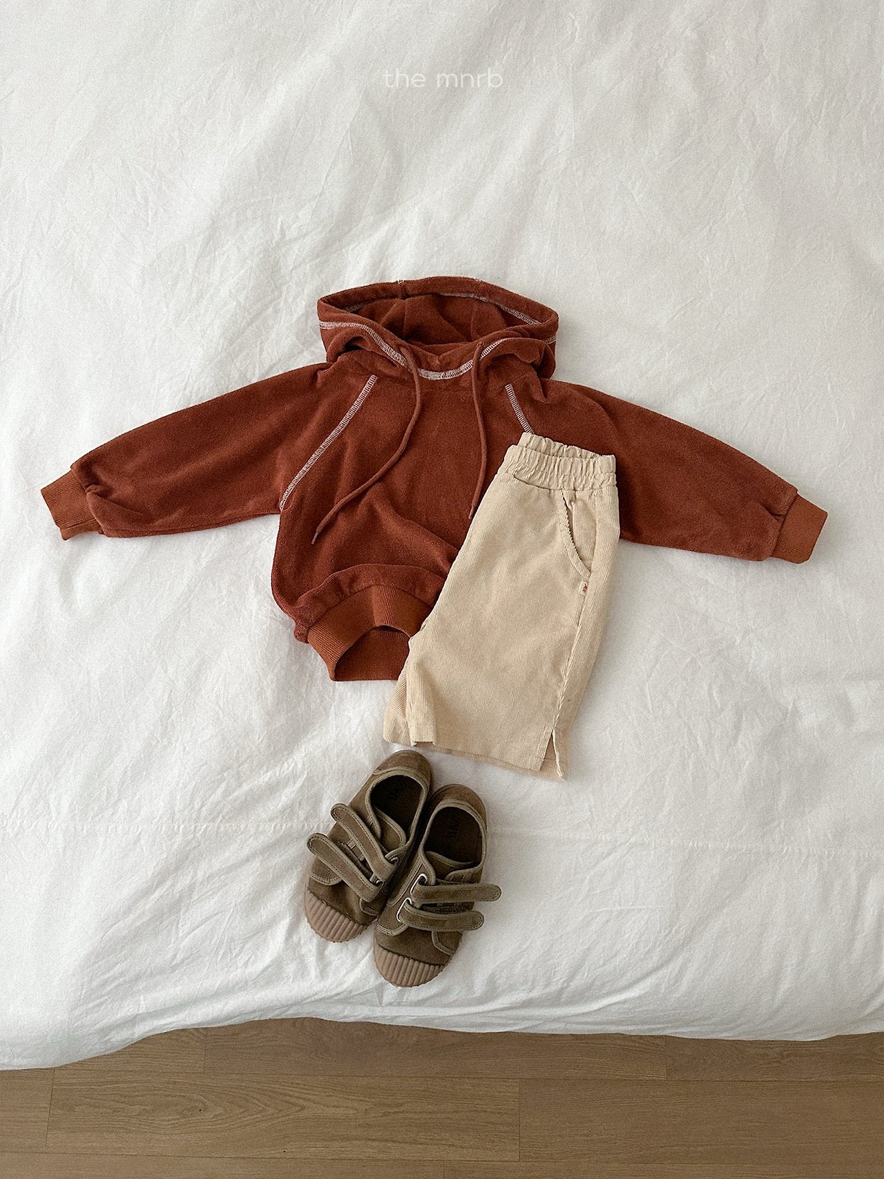 ［minirobe］Corduroy Capri Pants