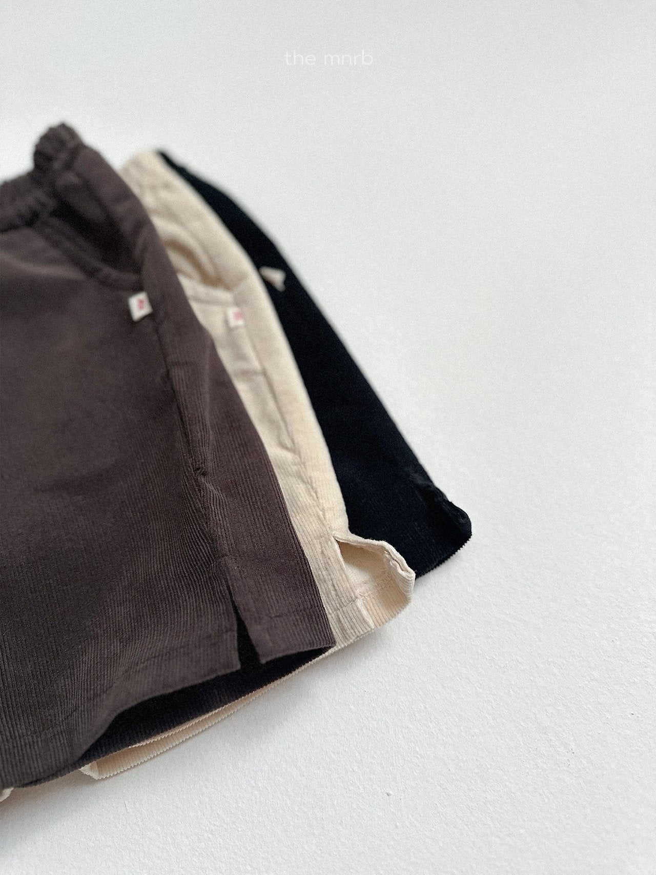 ［minirobe］Corduroy Capri Pants