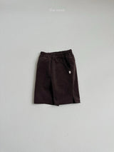 ［minirobe］Corduroy Capri Pants