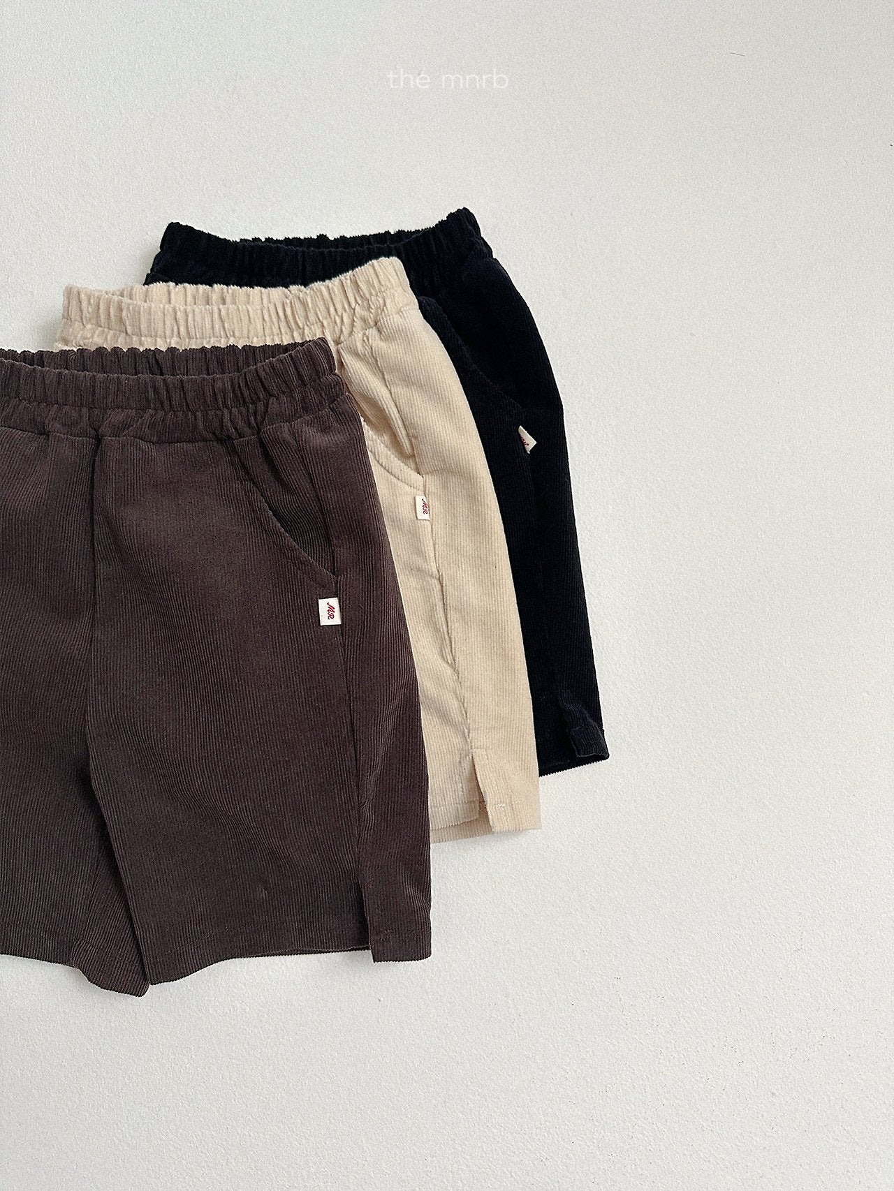 ［minirobe］Corduroy Capri Pants