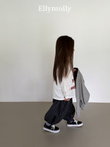 ［ELLY MOLLY］Autumn grid balloon pants