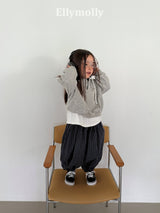 ［ELLY MOLLY］Autumn grid balloon pants