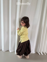 ［ELLY MOLLY］Autumn grid balloon pants