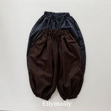 ［ELLY MOLLY］Autumn grid balloon pants