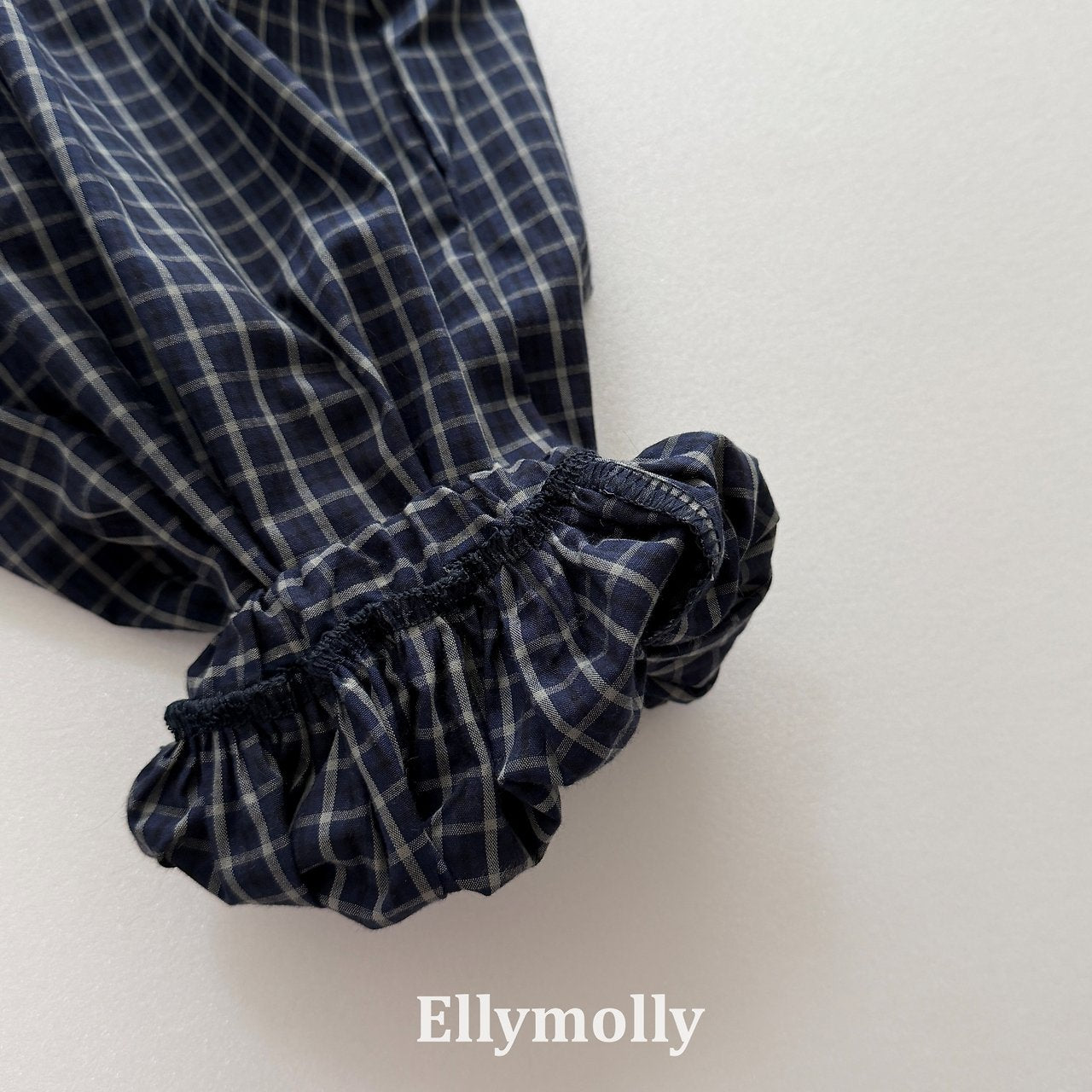 ［ELLY MOLLY］Autumn grid balloon pants