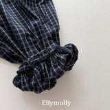 ［ELLY MOLLY］Autumn grid balloon pants