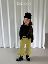 ［ELLY MOLLY］Frill warm pants